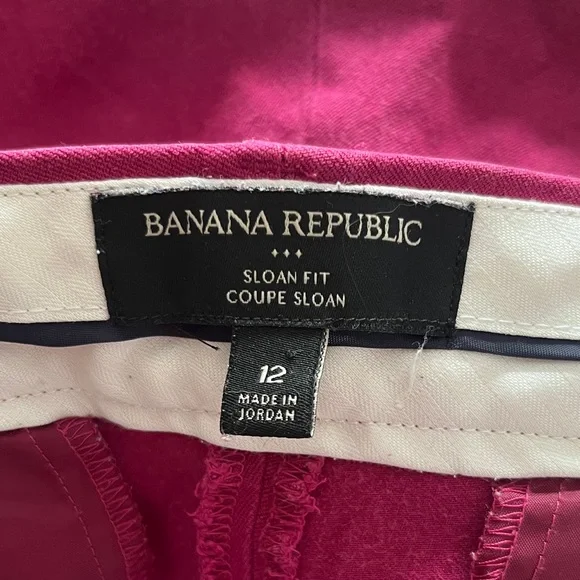 Banana Republic Raspberry Cropped Jeans - Picture 3 of 4